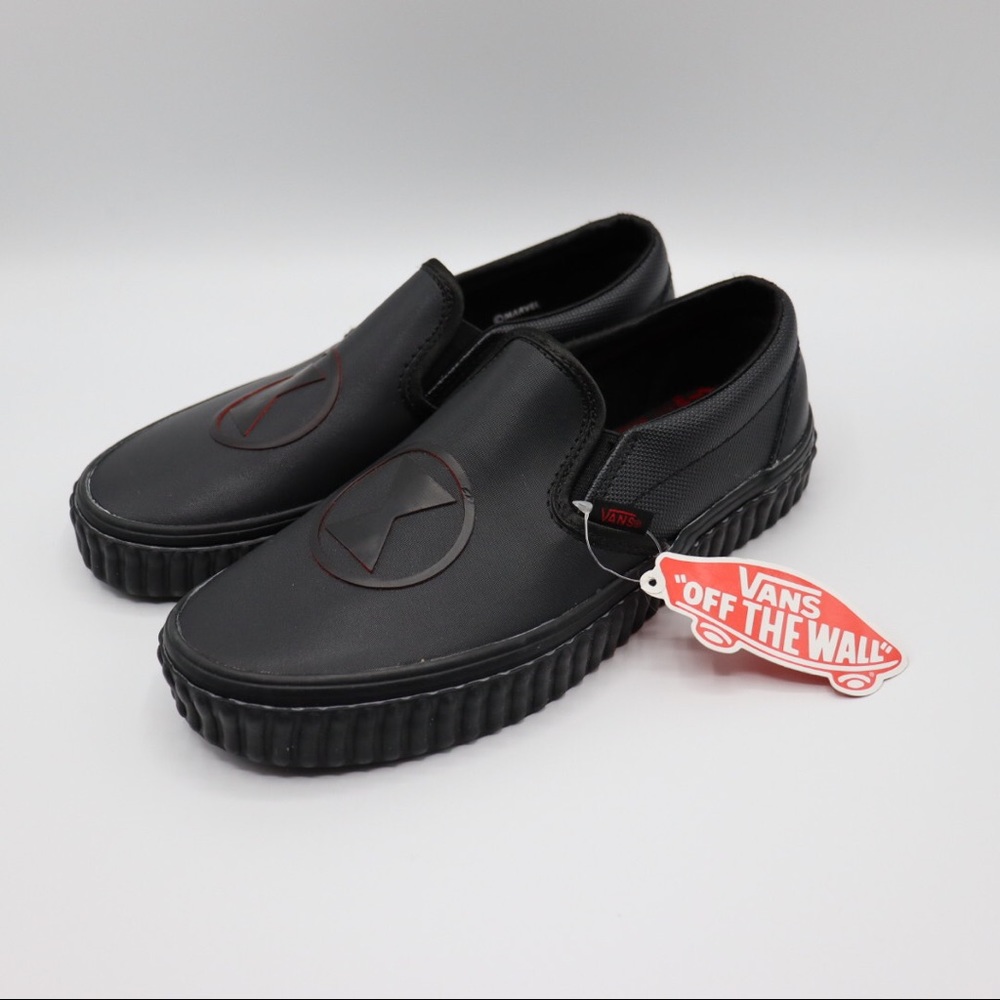 VANS Marvel x Black Widow Slip On Shoes